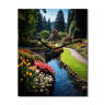 Design Art Canada Butchart Gardens Ii Floral Wall Clocks Wayfair